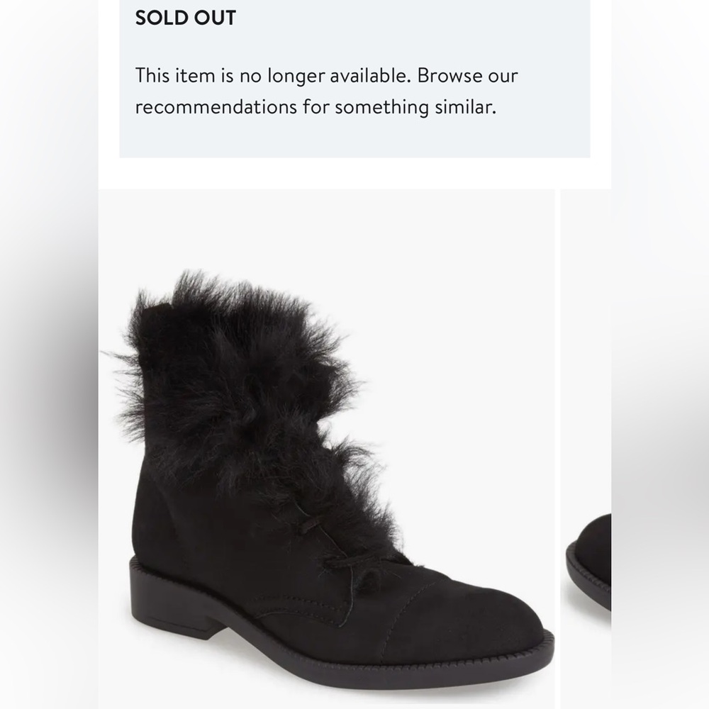 Women's Pedro Garcia Black Fur-Trimmed Boots